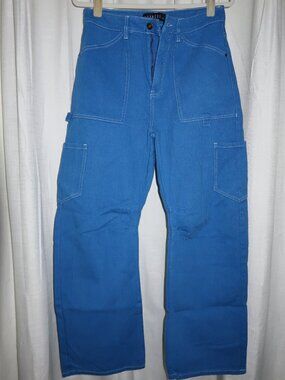 Lioness Blue Utility Cargo Pants Size Small High Rise